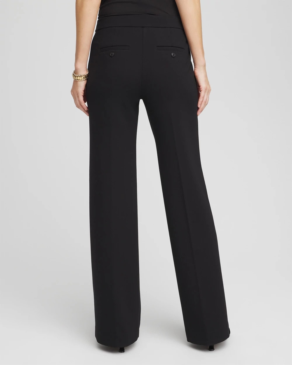 Chico's Emme Wide-Leg Trouser Ponte Pants