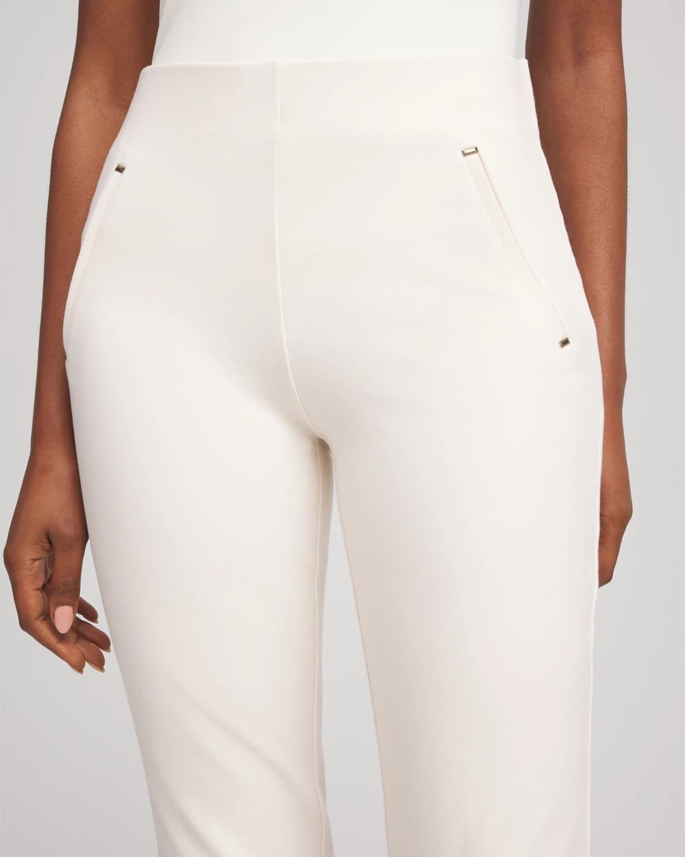 Chico's Juliet Slim Trim Detail Pants