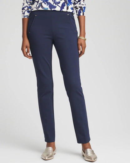 Chico's Juliet Slim Trim Detail Ankle Pants