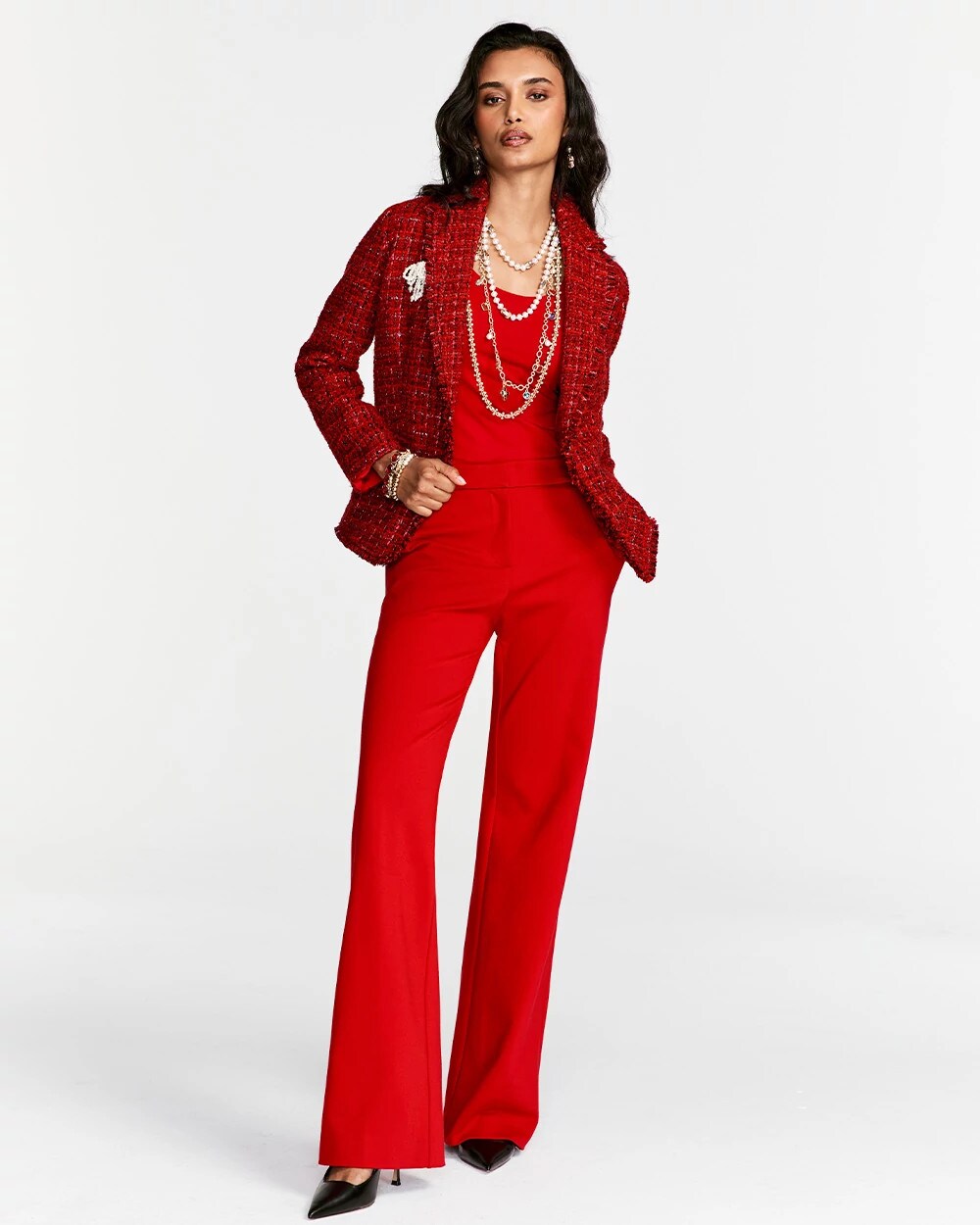 Chico's Emme Wide-Leg Trouser Ponte Pants