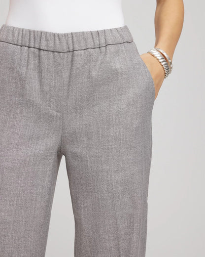 Chico's Shimmer Straight Tapered Ankle Pants