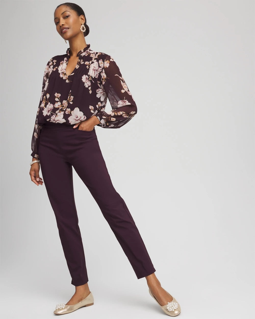 Chico's Brigitte™ Slim Pull-On Ankle Pants