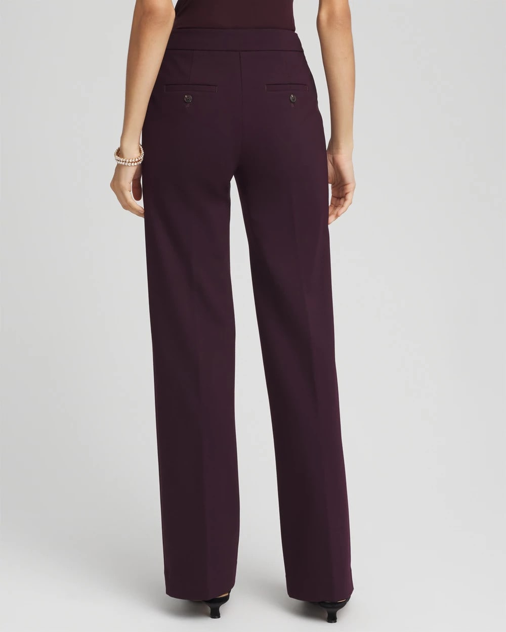 Chico's Emme Wide-Leg Trouser Ponte Pants