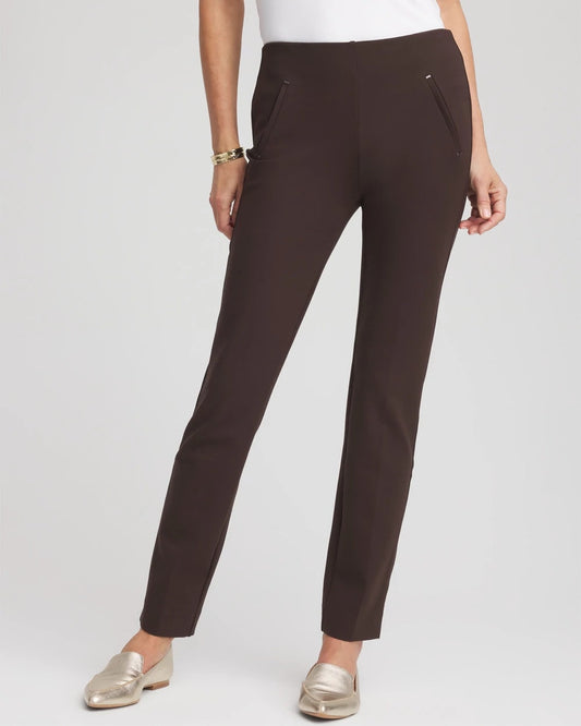 Chico's Juliet Slim Trim Detail Ankle Pants