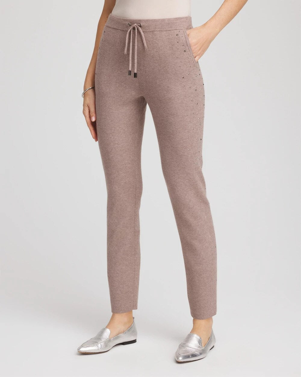 Chico's Zenergy® Luxe Rhinestone Ankle Pants