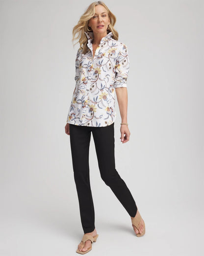 Chico's Juliet Slim Trim Detail Pants
