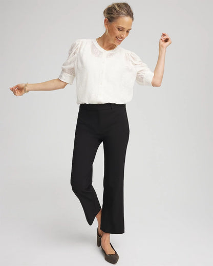 Chico's Emme Cropped Flared Pants
