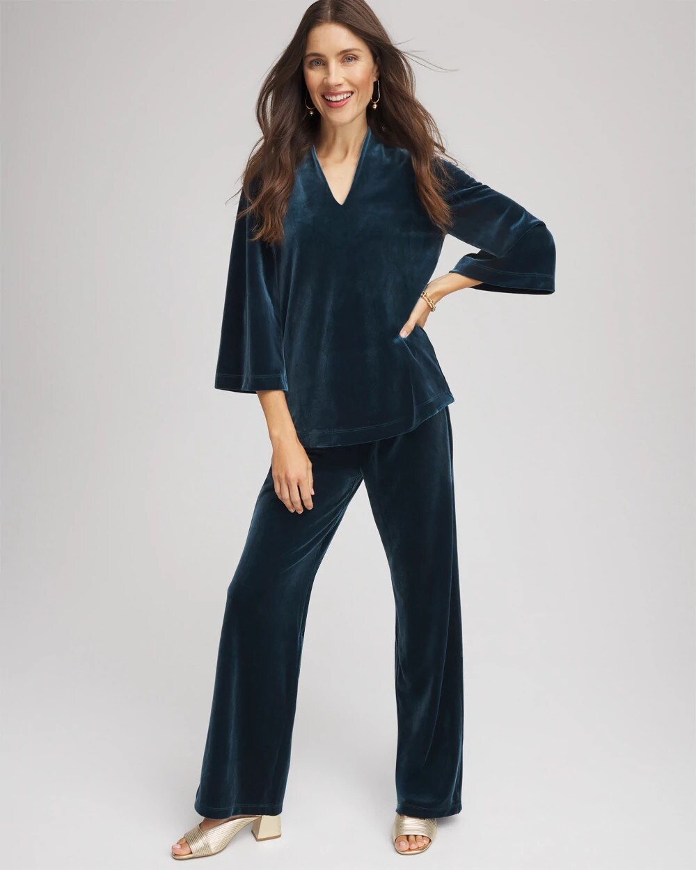 Chico's Travelers™ Velvet No Tummy Pants