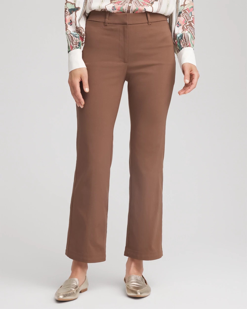 Chico's Emme Cropped Flared Pants