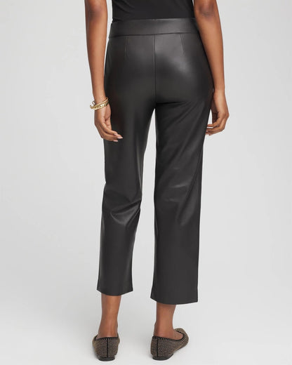 Chico's Faux Leather Brigitte™ Pull-On Cropped Pants