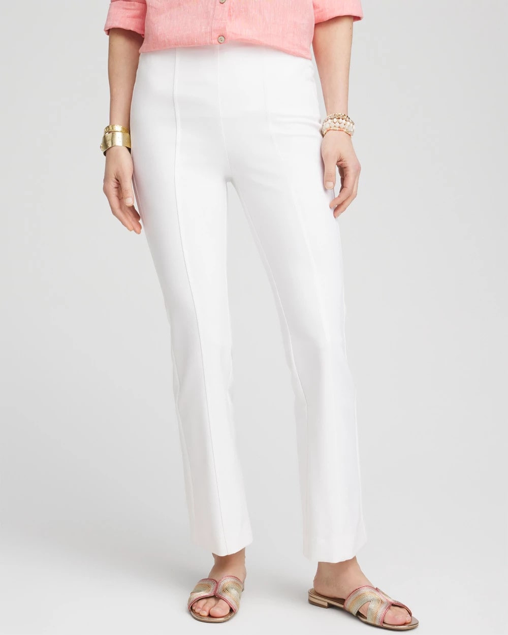 Chico's Lightweight Juliet Flared Ankle Pants