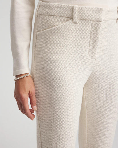 Chico's Matelassé Slim Tapered Ankle Pants