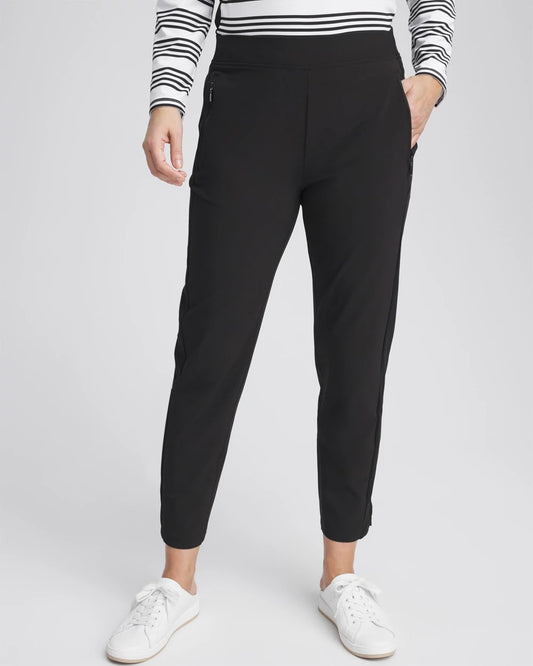 Chico's Zenergy® UPF Rib Mix Ankle Pants