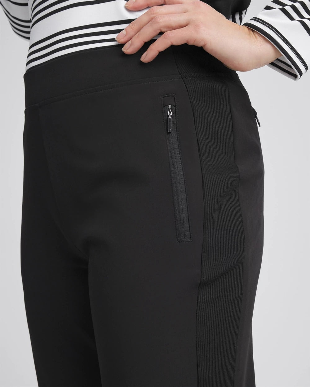 Chico's Zenergy® UPF Rib Mix Ankle Pants