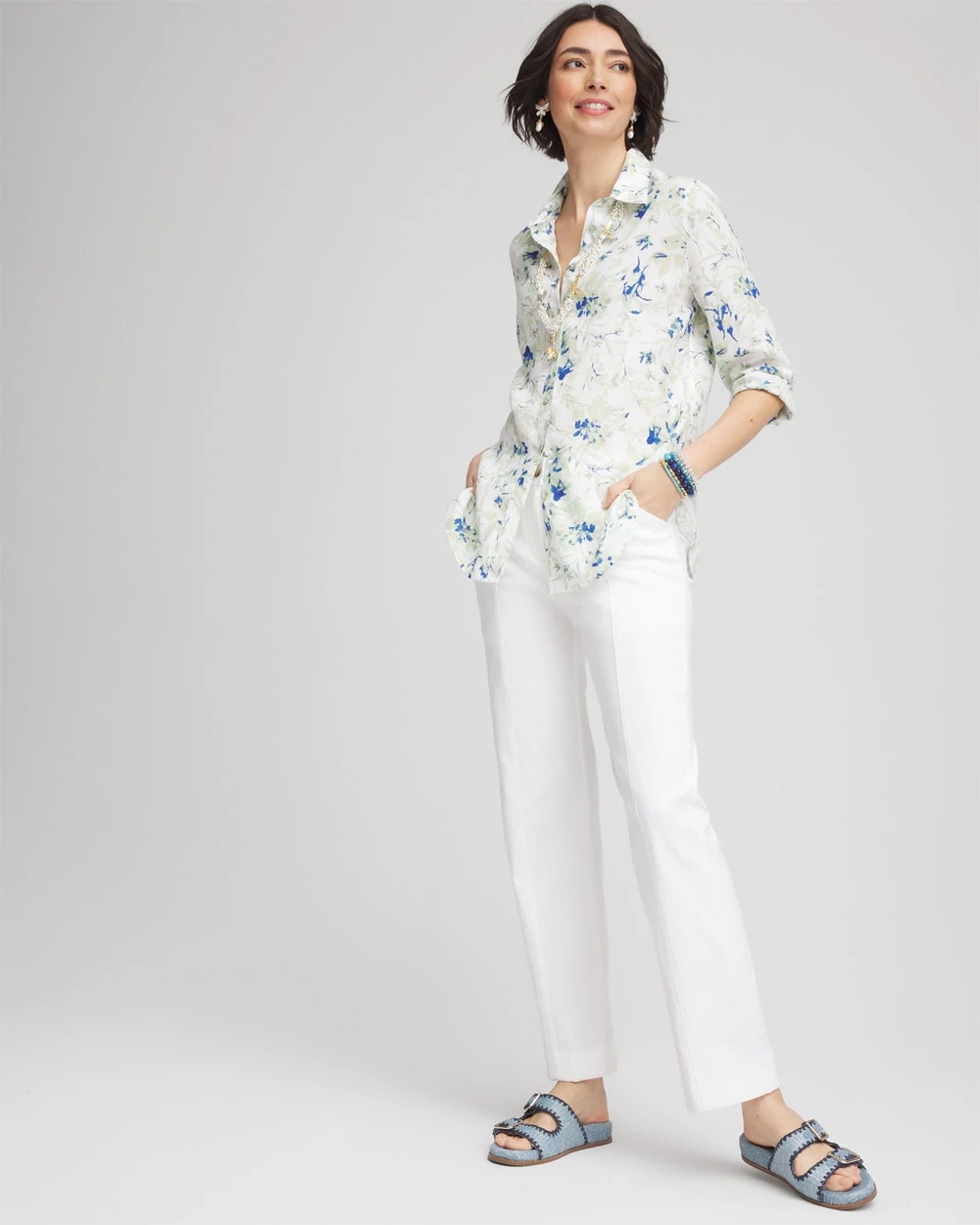 Chico's Emme Straight Ankle Pants