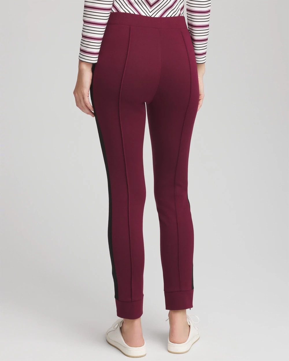 Chico's Zenergy® Double-Knit Contrast Ankle Pants