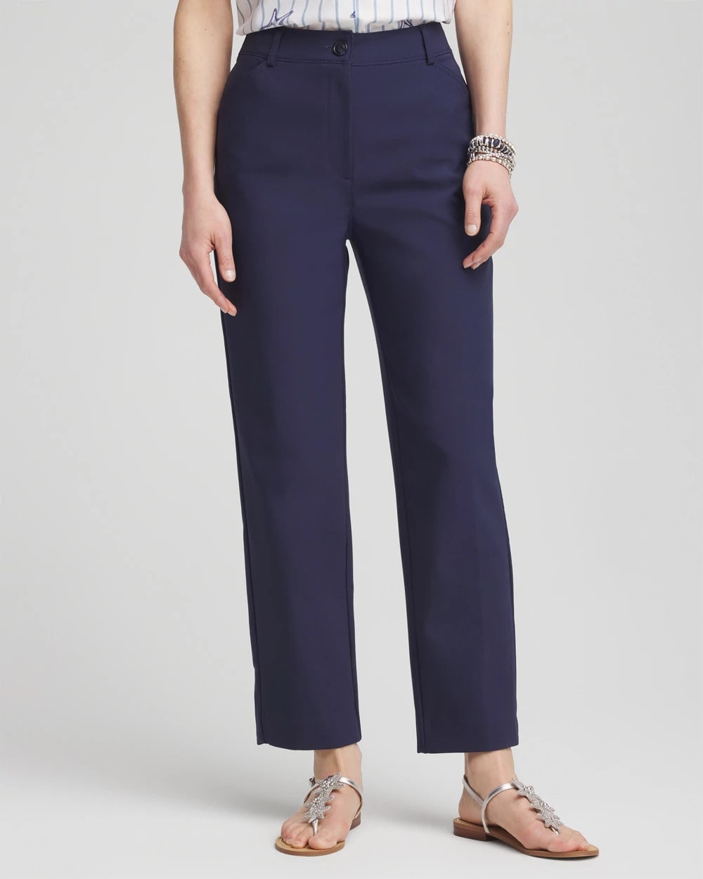 Chico's Fly Front Ankle Pants