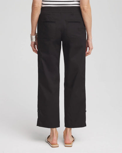 Chico's Poplin Cropped Pants