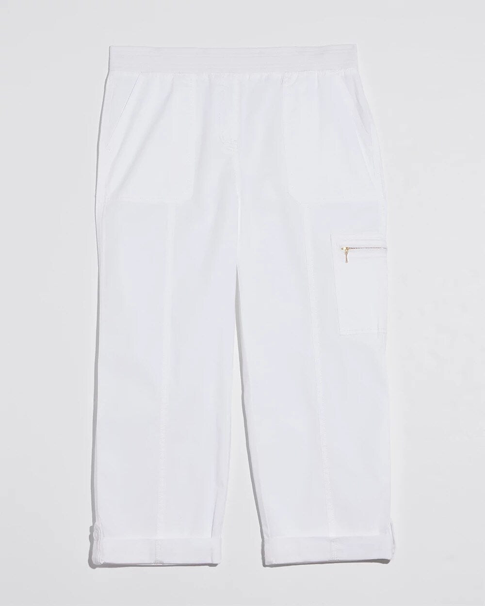 Chico's Poplin Cropped Pants
