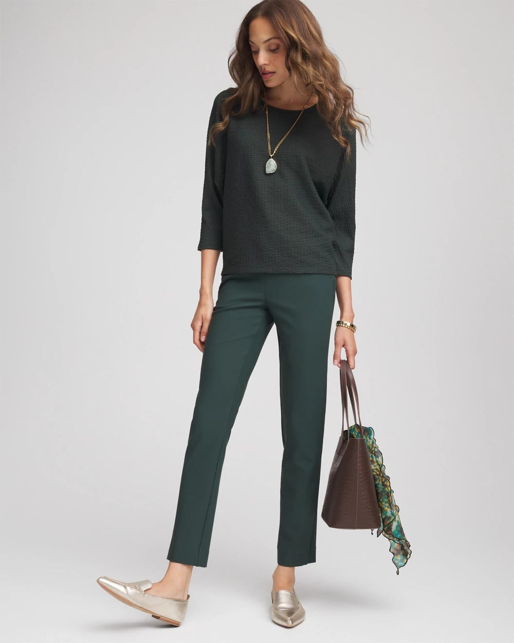 Chico's Lightweight Juliet Straight Ankle Pants