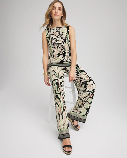 Chico's Travelers™ Island-Motif Palazzo Pants