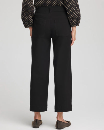 Chico's Emme Four Pocket Straight Cropped Pants