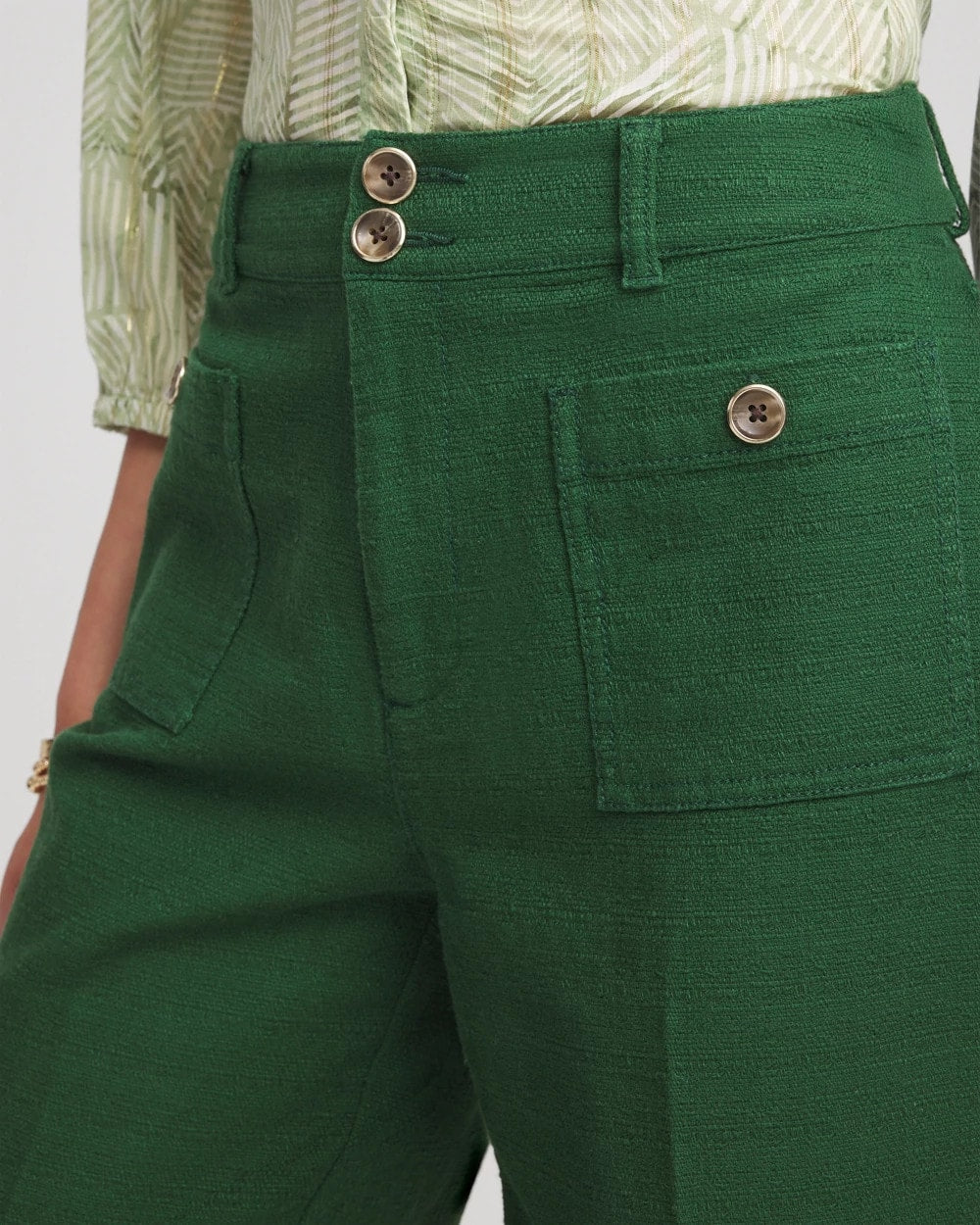 Chico's Cropped Straight-Leg Pants