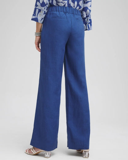 Chico's Linen Trouser Flare Pants