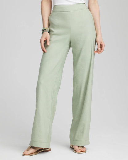 Chico's Linen Stretch Relaxed Pants