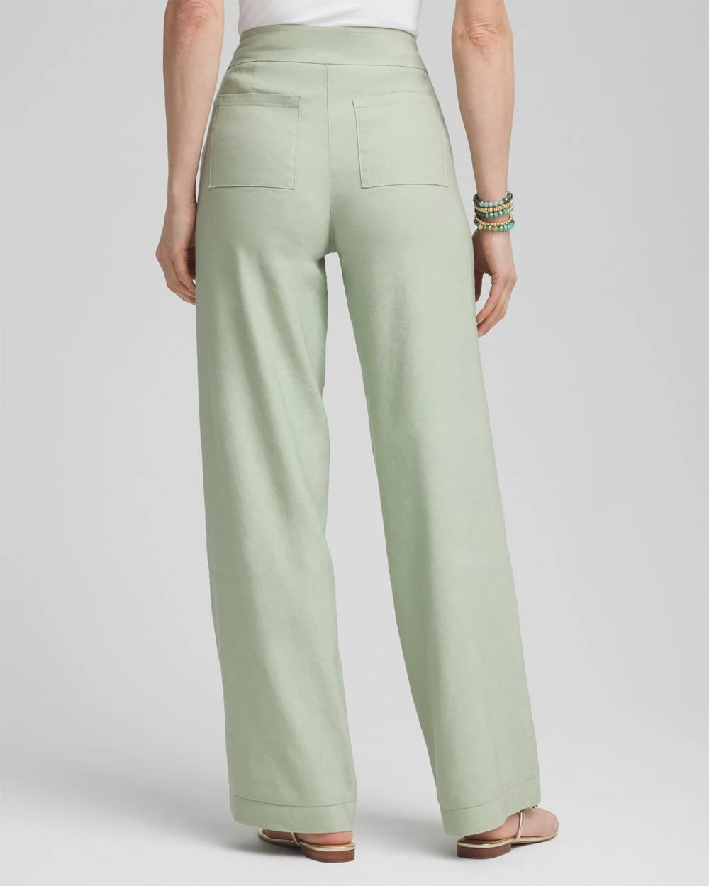 Chico's Linen Stretch Relaxed Pants