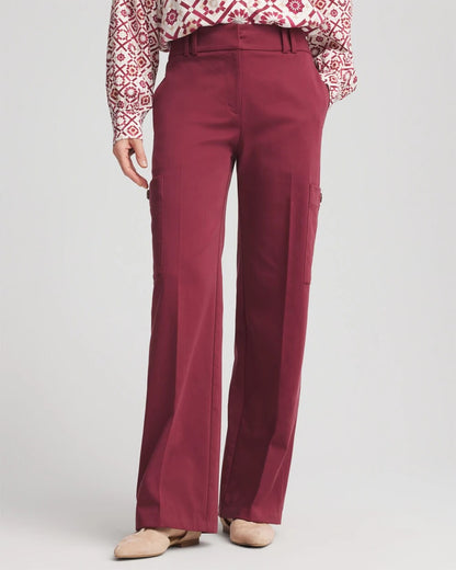 Chico's Sateen Cargo Pants
