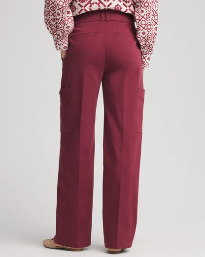 Chico's Sateen Cargo Pants