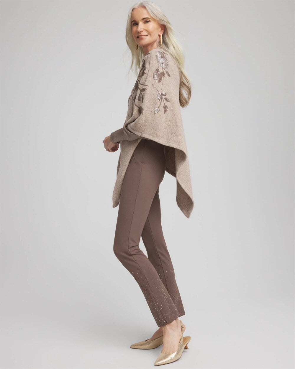 Chico's Juliet Embellished Ankle Pants