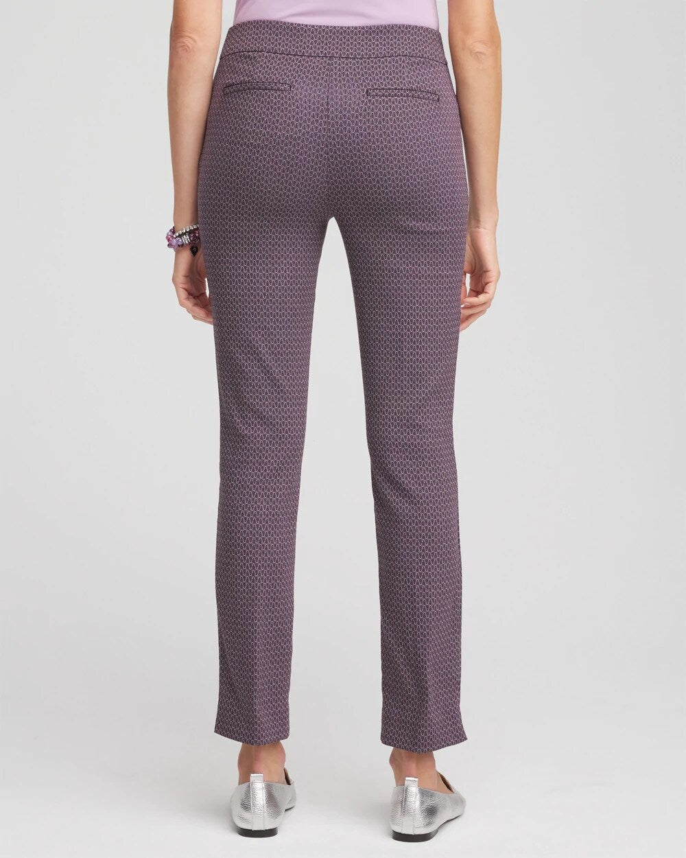 Chico's Brigitte Geo Slim Ankle Pants