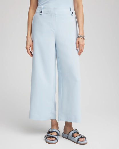 Chico's Crepe Wide-Leg Culotte Pants