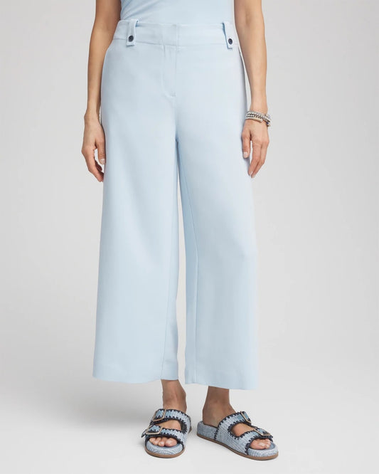 Chico's Crepe Wide-Leg Culotte Pants
