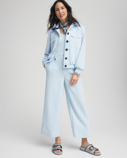 Chico's Crepe Wide-Leg Culotte Pants