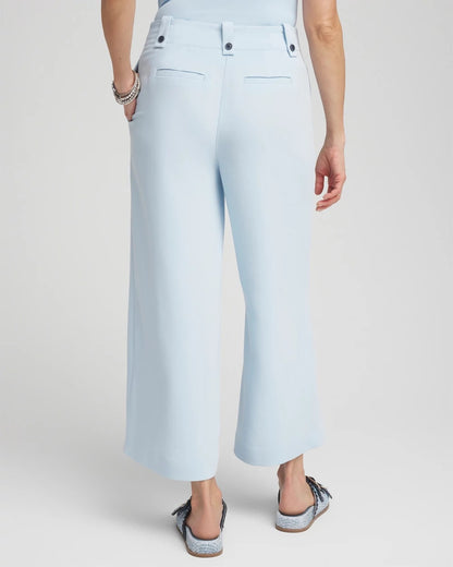 Chico's Crepe Wide-Leg Culotte Pants