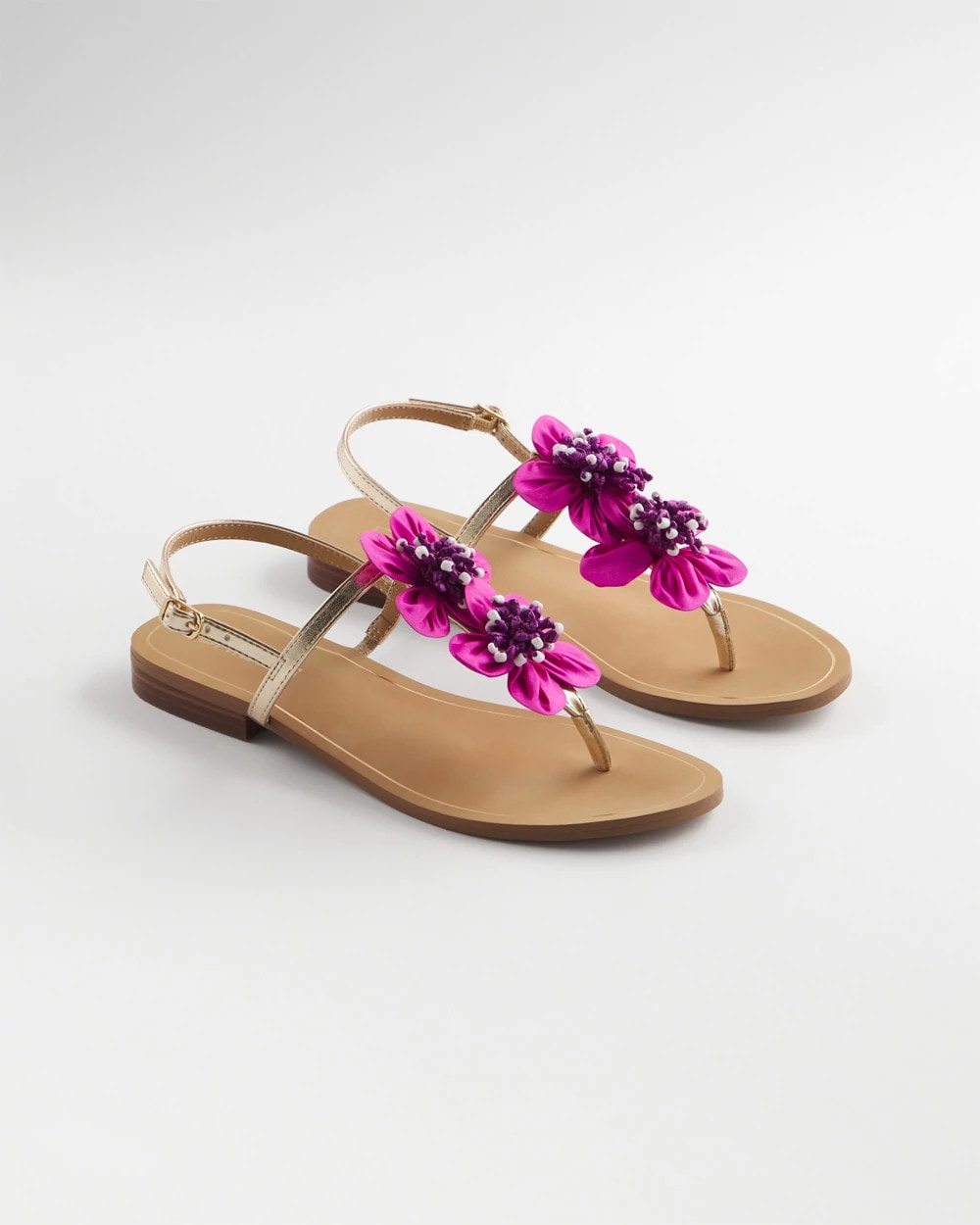 Chico's Sunset Flower Sandal