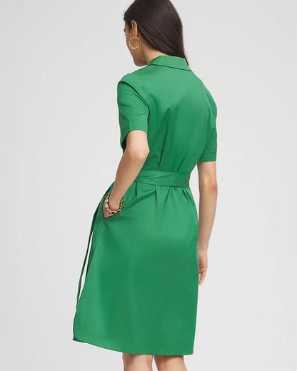 Chico's Shirttail Hem Popover Dress