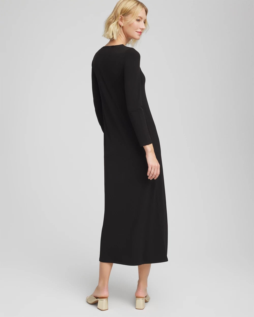 Chico's Embellished Column Maxi Dress