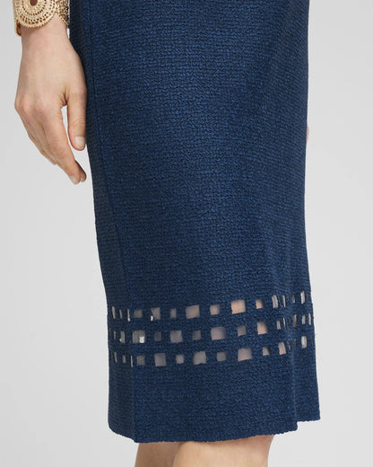 Chico's Travelers™ Sleeveless Crushed Cutout-Hem Dress