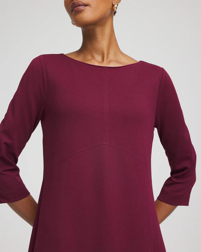 Chico's Seamed Crepe Maxi Dress