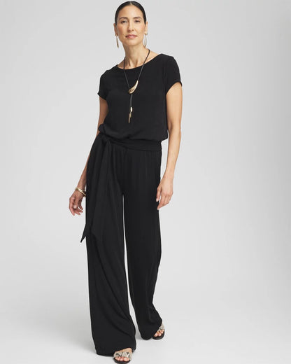 Chico's Travelers™ Cap Sleeve Jumpsuit