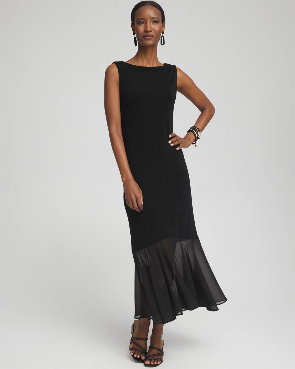 Chico's Travelers™ Chiffon Hem Dress