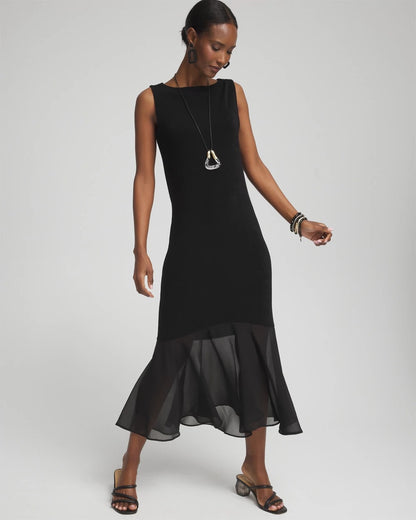 Chico's Travelers™ Chiffon Hem Dress