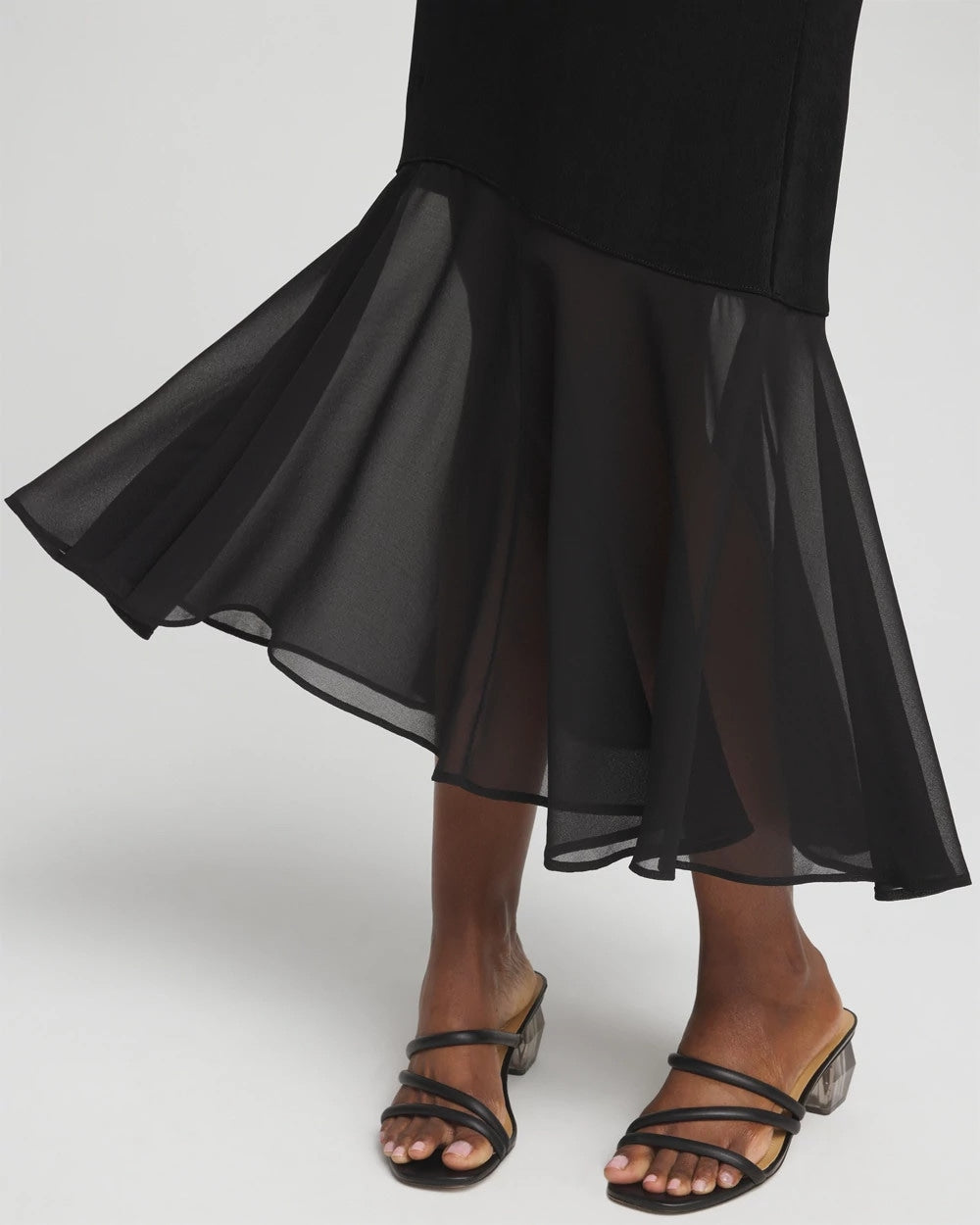 Chico's Travelers™ Chiffon Hem Dress