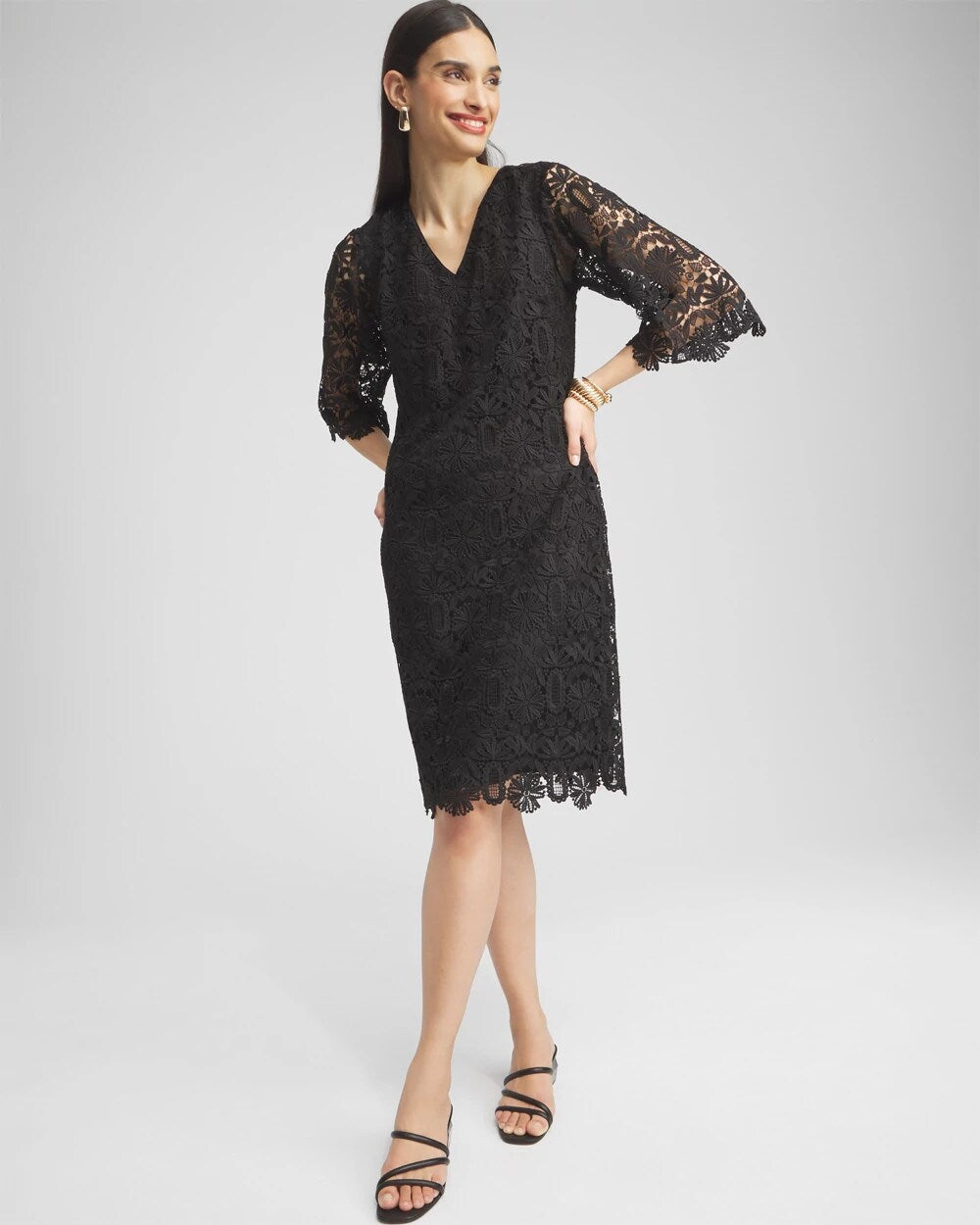 Chico's Lace Shift Dress