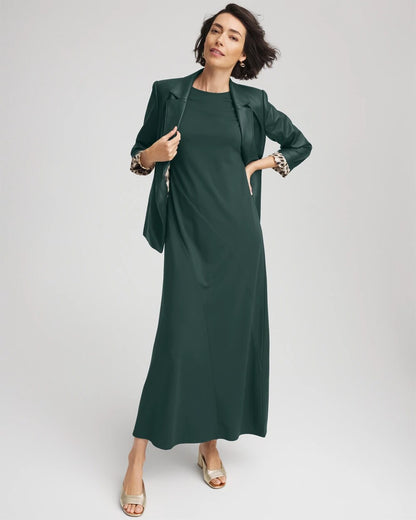 Chico's Dolman-Sleeve Ponte  Maxi Dress