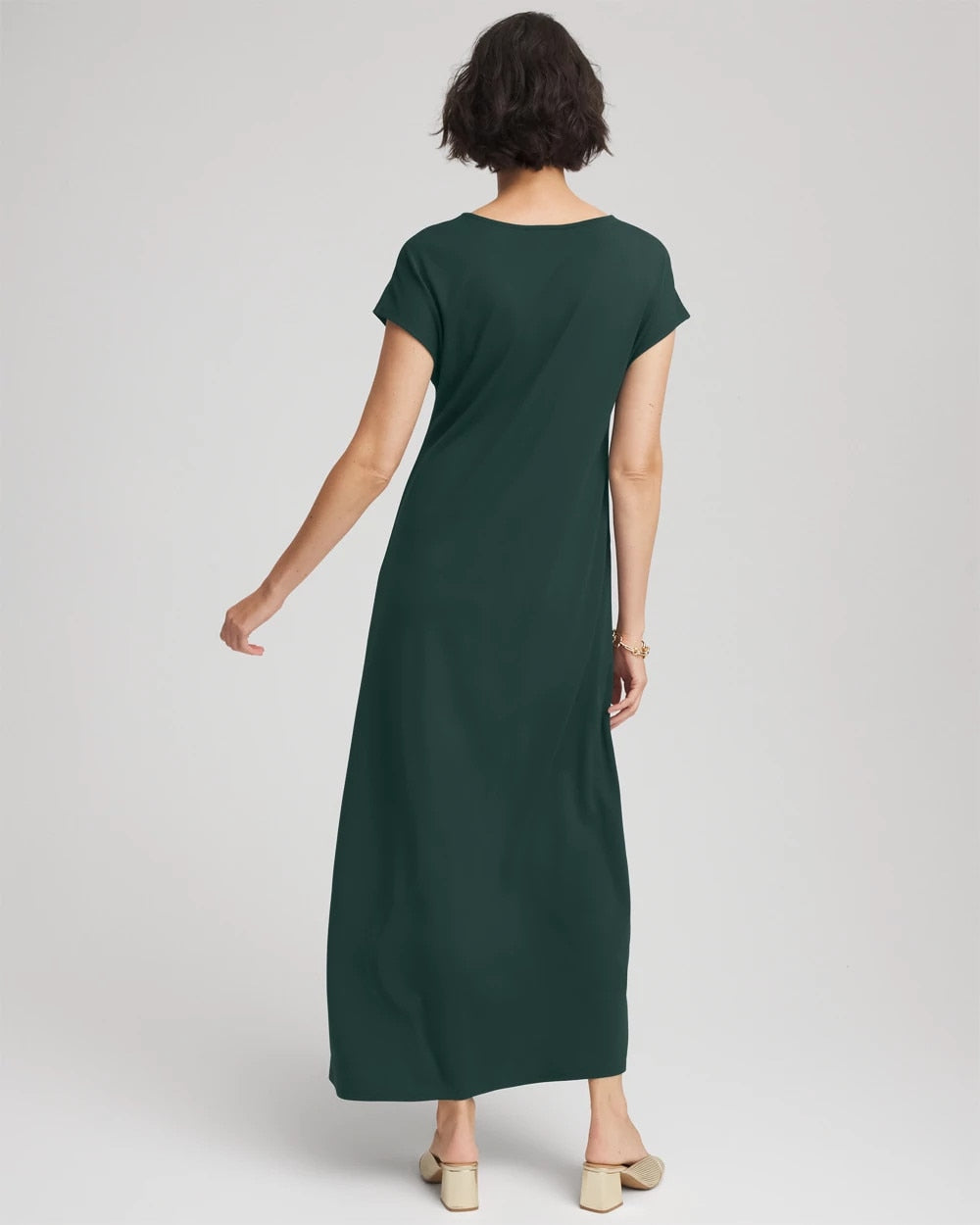Chico's Dolman-Sleeve Ponte  Maxi Dress